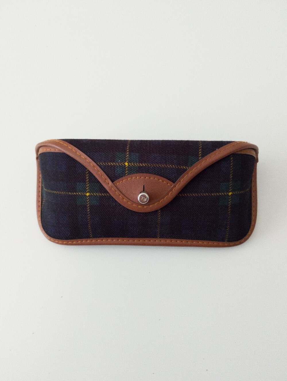 Vintage Polo Ralph Lauren Tartan Plaid Eyeglass Case